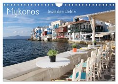Mykonos - Insel des Lichts (Wandkalender 2025 DIN A4 quer), CALVENDO Monatskalender