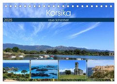 Korsika - raue Schönheit (Tischkalender 2025 DIN A5 quer), CALVENDO Monatskalender