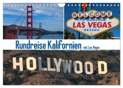 Rundreise Kalifornien mit Las Vegas (Wandkalender 2025 DIN A4 quer), CALVENDO Monatskalender