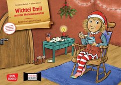 Wichtel Emil und der Weihnachtswirbel. Kamishibai Bildkartenset - Gerleit, Annegret