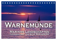 Warnemünde - Maritime Landschaften (Tischkalender 2025 DIN A5 quer), CALVENDO Monatskalender - Calvendo;Wischeropp, Silva