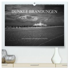 Dunkle Brandungen - Nordsee und Mittelmeer Landschaftsfotografien von Niko Korte (hochwertiger Premium Wandkalender 2025 DIN A2 quer), Kunstdruck in Hochglanz