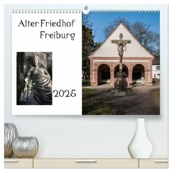 Alter Friedhof Freiburg (hochwertiger Premium Wandkalender 2025 DIN A2 quer), Kunstdruck in Hochglanz - Calvendo;Muehlbacher, Joerg