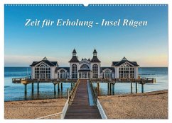 Zeit für Erholung - Insel Rügen / Geburtstagskalender (Wandkalender 2025 DIN A2 quer), CALVENDO Monatskalender