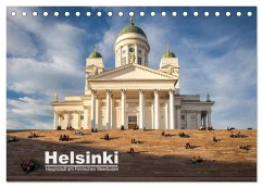 Helsinki - Hauptstadt am Finnischen Meerbusen (Tischkalender 2025 DIN A5 quer), CALVENDO Monatskalender