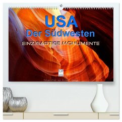 USA Der Südwesten - Einzigartige Monumente (hochwertiger Premium Wandkalender 2025 DIN A2 quer), Kunstdruck in Hochglanz - Calvendo;Rucker, Michael