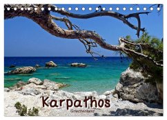 Karpathos / Griechenland (Tischkalender 2025 DIN A5 quer), CALVENDO Monatskalender - Calvendo;Reiter, Monika