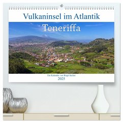 Vulkaninsel im Atlantik, Teneriffa (hochwertiger Premium Wandkalender 2025 DIN A2 quer), Kunstdruck in Hochglanz