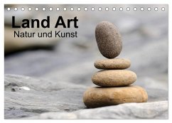 Land Art - Natur und Kunst (Tischkalender 2025 DIN A5 quer), CALVENDO Monatskalender - Calvendo;Aigner, Matthias