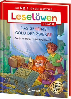 Leselöwen 1. Klasse - Das geheime Gold der Zwerge (Großbuchstabenausgabe) - Kaiblinger, Sonja