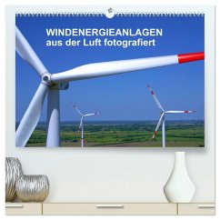 Windkraftanlagen aus der Luft fotografiert (hochwertiger Premium Wandkalender 2025 DIN A2 quer), Kunstdruck in Hochglanz - Calvendo;Siegert - www.batcam.de -, Tim