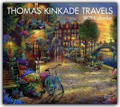 Thomas Kinkade Travels 2025 Deluxe Wall Calendar - Kinkade, Thomas