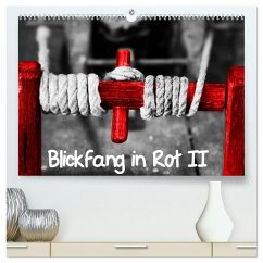 Blickfang in Rot (hochwertiger Premium Wandkalender 2025 DIN A2 quer), Kunstdruck in Hochglanz