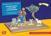 Eselchen Zippora auf dem Weg nach Bethlehem. Eine Weihnachtsgeschichte für die Erzählschiene. Erzählschienen-Figurenset