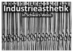 Industrieästhetik in Schwarz-Weiss (Tischkalender 2025 DIN A5 quer), CALVENDO Monatskalender