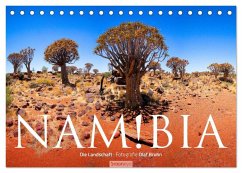 Namibia - Die Landschaft (Tischkalender 2025 DIN A5 quer), CALVENDO Monatskalender