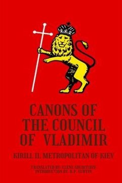 Canons of the Council of Vladimir (eBook, ePUB) - Kirill II of Kiev