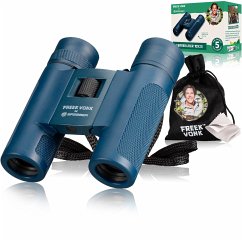 Cover Freek Vonk 9820102 - BRESSER Kinderfernglas 10x25, 10-fache Vergrößerung, Fernglas mit Tasche, Trageriemen, Reinigungstuch