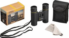 Cover National Geographic 9025200 - Fernglas 10x25, 10-fache Vergrößerung, Taschenfernglas mit Tasche, Trageriemen und Reinigungstuch, schwarz
