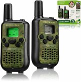 Freek Vonk 9820400 - BRESSER Walkie Talkie 2er-Set, Funkgeräte mit hoher Reichweite bis zu 6km, Frei-Hand-Funktion und Taschenlampe, grün Freek Vonk 9820400 - BRESSER Walkie Talkie 2er-Set, Funkgeräte mit hoher Reichweite bis zu 6km, Frei-Hand-Funktion und Taschenlampe, grün