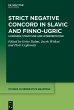 Strict Negative Concord in Slavic and... - Bild 1