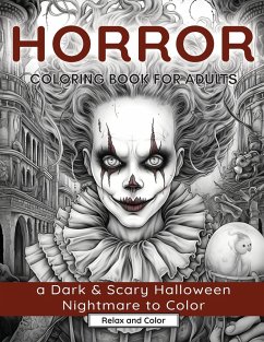 Horror Coloring Book for Adults