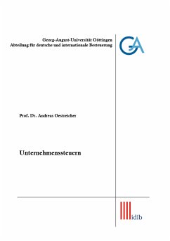 Unternehmenssteuern (eBook, ePUB) - Oestreicher, Andreas