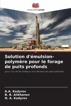 Solution d'émulsion-polymère pour le forage de puits profonds - Kadyrov, A.A.;Alikhanov, B. B.;Kadyrov, N. A.