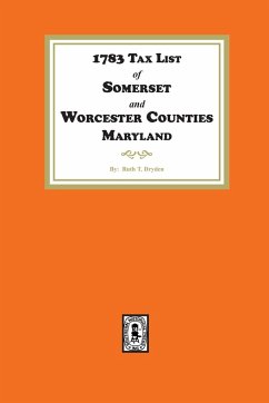 1783 Tax List of Somerset and Worcester Counties, Maryland - Dryden, Ruth T.