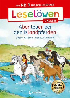 Leselöwen 1. Klasse - Abenteuer bei den Islandpferden (eBook, ePUB) - Giebken, Sabine