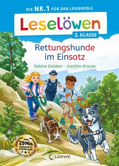 Leselöwen 2. Klasse - Rettungshunde im Einsatz (fixed-layout eBook, ePUB) - Giebken, Sabine