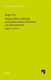 Versuch über Ästhetik und andere kleine Schriften zur Kunsttheorie (eBook, PDF)