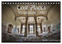 Lost Places, Vergessene Orte (Tischkalender 2025 DIN A5 quer), CALVENDO Monatskalender