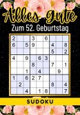 52 Geburtstag Geschenk   Alles Gute zum 52. Geburtstag - Sudoku