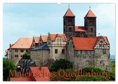 Malerisches Quedlinburg (Wandkalender 2025 DIN A2 quer), CALVENDO Monatskalender - Calvendo;Happyroger