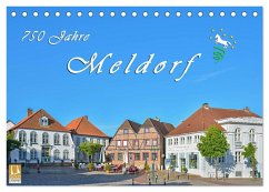 750 Jahre Meldorf (Tischkalender 2025 DIN A5 quer), CALVENDO Monatskalender - Calvendo;Plett, Rainer