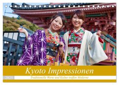 Kyoto Impressionen (Tischkalender 2025 DIN A5 quer), CALVENDO Monatskalender