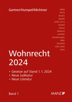 Wohnrecht 2024 - Gartner, Herbert;Humpel, Nikolaus;Michtner, Katrin