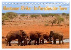 Abenteuer Afrika - Im Paradies der Tiere (Tischkalender 2025 DIN A5 quer), CALVENDO Monatskalender - Calvendo;Rohr, Daniel