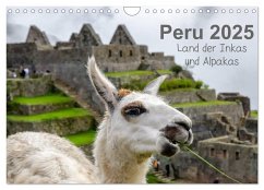 Peru - Land der Inkas und Alpakas (Wandkalender 2025 DIN A4 quer), CALVENDO Monatskalender