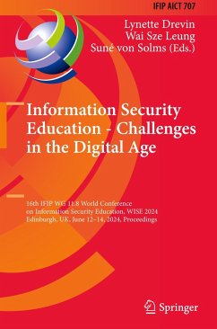 Cover Information Security Education - Challenges in the Digital Age