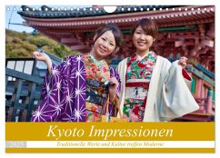 Kyoto Impressionen (Wandkalender 2025 DIN A4 quer), CALVENDO Monatskalender - Kurz, Michael