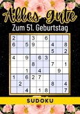 51 Geburtstag Geschenk   Alles Gute zum 51. Geburtstag - Sudoku