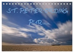 ST. PETER-ORDING PURistisch (Tischkalender 2025 DIN A5 quer), CALVENDO Monatskalender