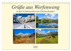 Grüße aus Werfenweng (Wandkalender 2025 DIN A4 quer), CALVENDO Monatskalender - Calvendo;Kramer, Christa