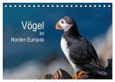 Vögel im Norden Europas (Tischkalender 2025 DIN A5 quer), CALVENDO Monatskalender