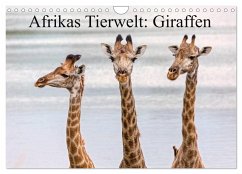 Afrikas Tierwelt: Giraffen (Wandkalender 2025 DIN A4 quer), CALVENDO Monatskalender
