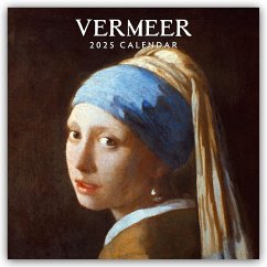 Johannes Vermeer - Jan Vermeer 2025 - 16-Monatskalender - Red Robin Publishing Ltd