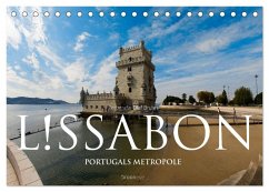 Lissabon ¿ Portugals Metropole (Tischkalender 2025 DIN A5 quer), CALVENDO Monatskalender