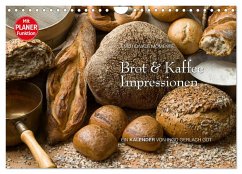 Brot und Kaffee Impressionen 2025 (Wandkalender 2025 DIN A4 quer), CALVENDO Monatskalender